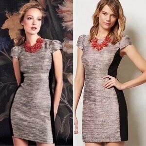 NWOT - Moulinette Soeurs Shimmer Tweed Hourglass Sheath Dress - size 4